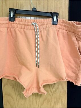 Parke x Target Peach Drawstring Women's Lounge Shorts with Rolled hemline